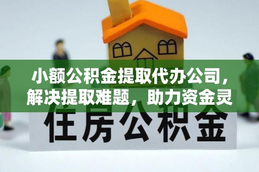 周口小额公积金提取代办公司，解决提取难题，助力资金灵活使用