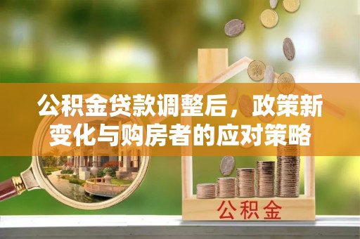 周口公积金贷款调整后，政策新变化与购房者的应对策略