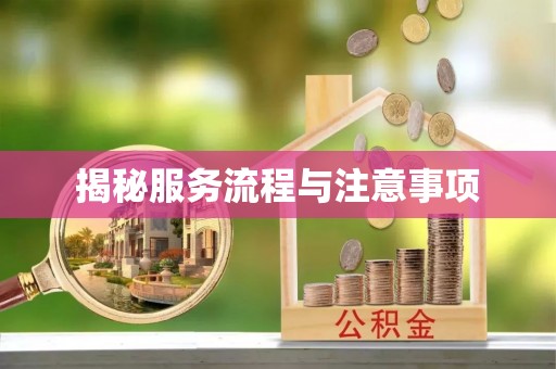 周口揭秘服务流程与注意事项