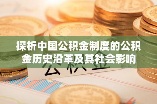 周口探析中国公积金制度的公积金历史沿革及其社会影响