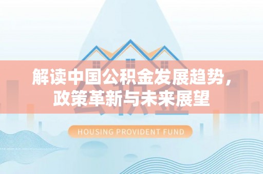 周口解读中国公积金发展趋势，政策革新与未来展望