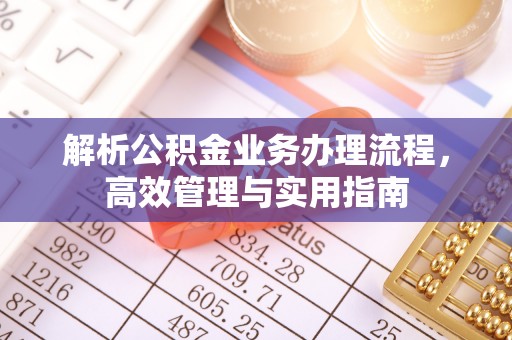 周口解析公积金业务办理流程，高效管理与实用指南