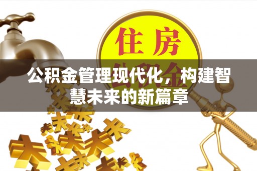 周口公积金管理现代化，构建智慧未来的新篇章