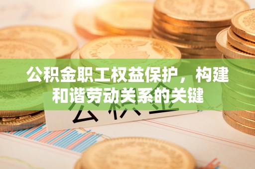 周口公积金职工权益保护，构建和谐劳动关系的关键