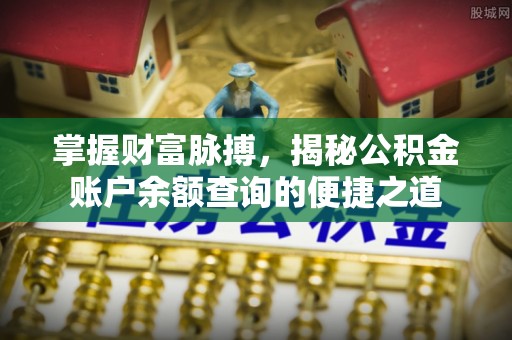 周口掌握财富脉搏，揭秘公积金账户余额查询的便捷之道