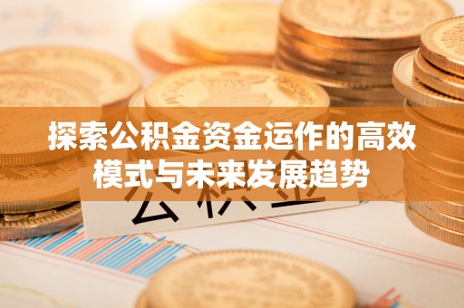 周口探索公积金资金运作的高效模式与未来发展趋势