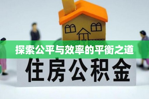 周口探索公平与效率的平衡之道