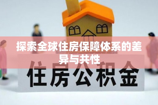 周口探索全球住房保障体系的差异与共性