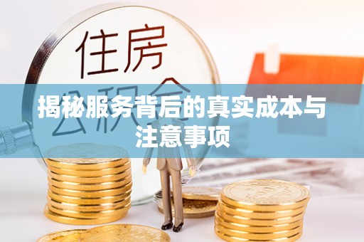 周口揭秘服务背后的真实成本与注意事项