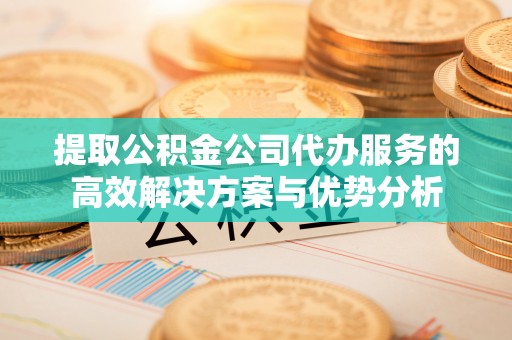 周口提取公积金公司代办服务的高效解决方案与优势分析