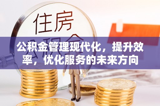 周口公积金管理现代化，提升效率，优化服务的未来方向