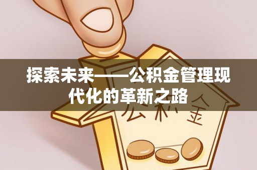 周口探索未来——公积金管理现代化的革新之路